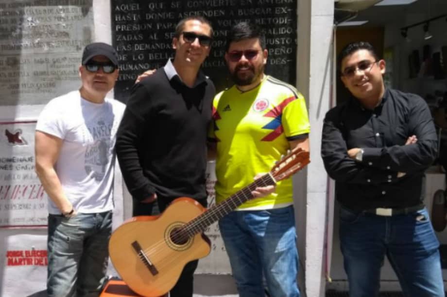 Carlos Pinto, Jairo Timarán, Javier Moreno y Aldemar Moreno, integrantes de Babel. / Cortesía