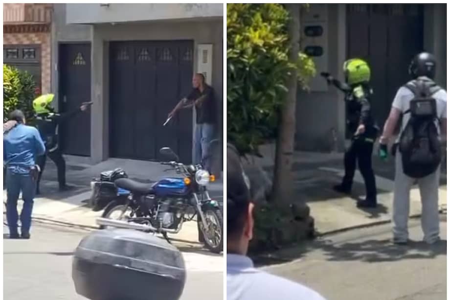 La comunidad intentó linchar a los dos presuntos delincuentes.