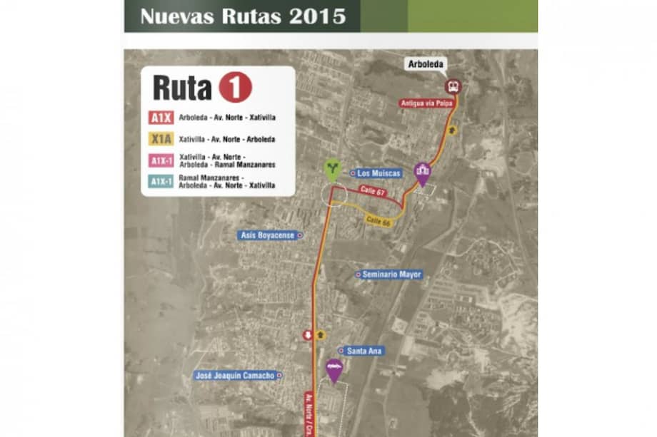 Parte del recorrido de la primera ruta socializada. /Alcaldía de Tunja