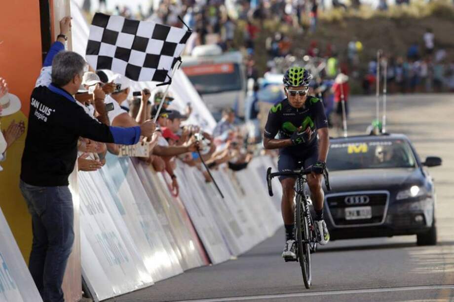 Nairo Quintana participará por tercera ocasión en el Tour de San Luis. Foto: Maximiliano Amena/Archivolatino para Movistar Colombia
