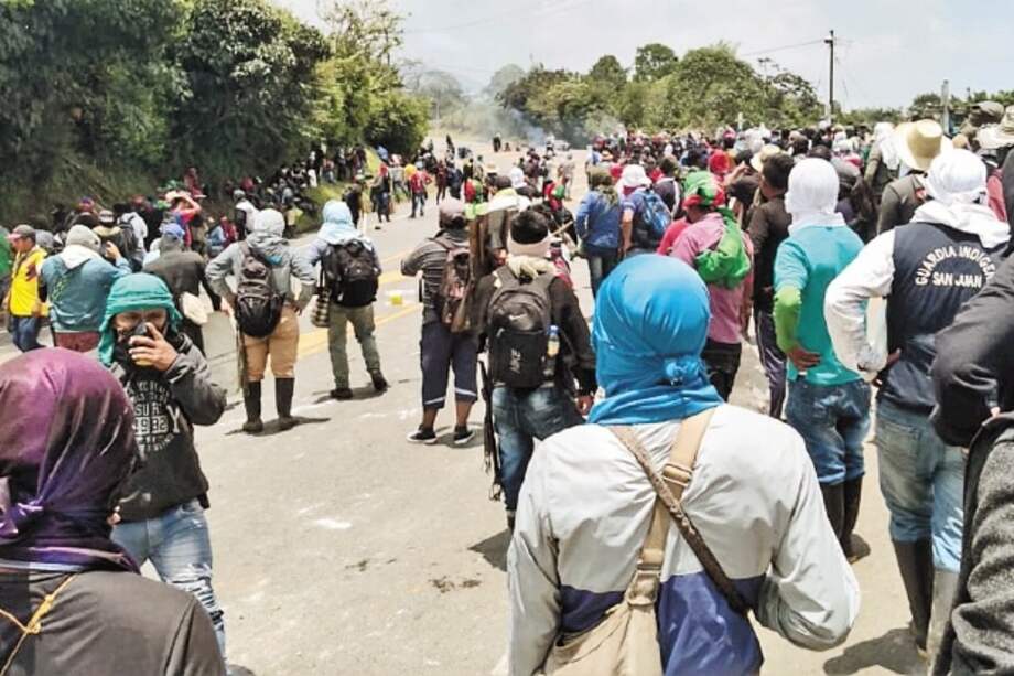 Los choques entre manifestantes y autoridades han dejado por lo menos 16 heridos. /CRIC