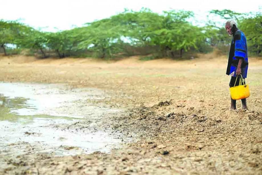 En el departamento de La Guajira no llueve hace tres años y la extrema sequía ha puesto en aprietos a su población. / Archivo