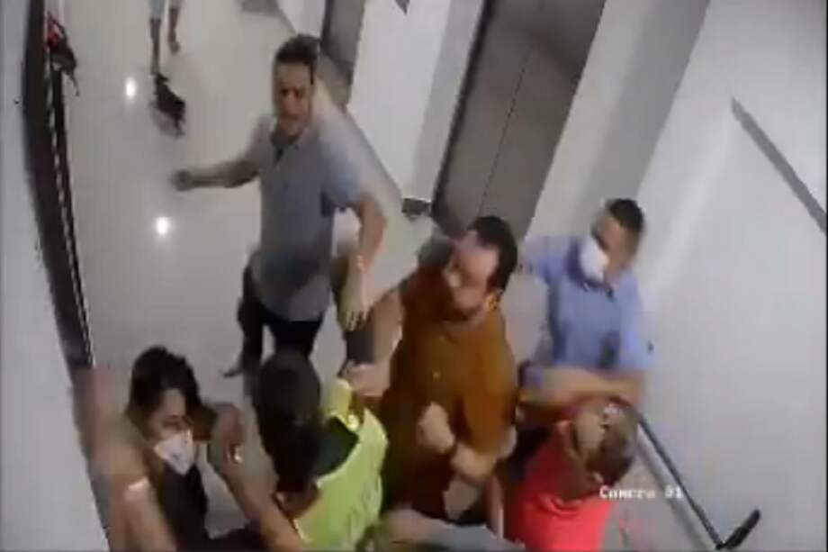 Dalila Peñaranda Fairuth y su empleada doméstica, Carmen Pérez, fueron agredidas por varios hombres en el edificio del barrio Villa Santos.