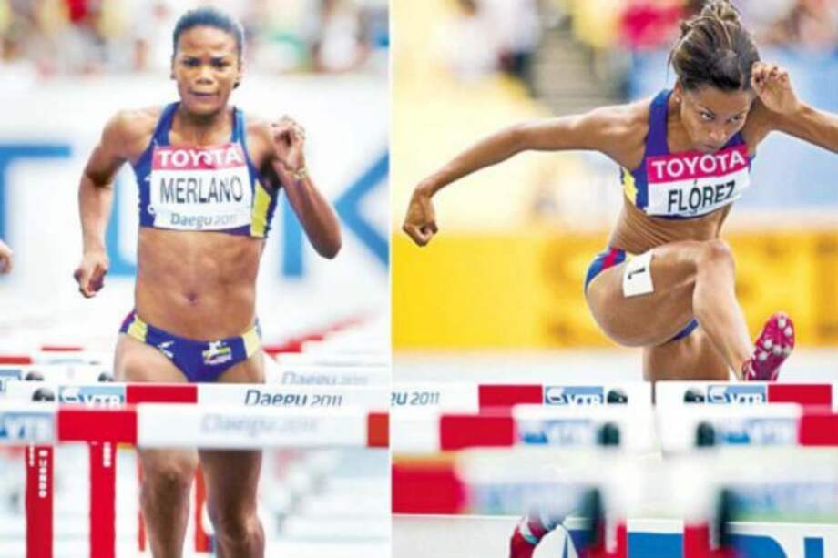 Lina Flórez y Briggitte Merlano, eliminadas en 100 metros vallas