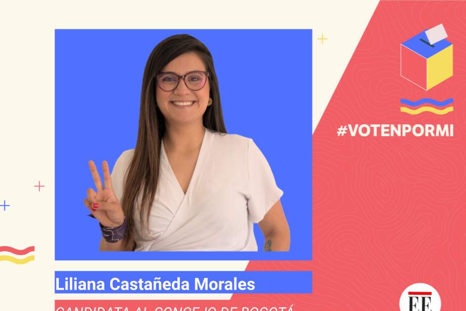 Liliana Castañeda Morales, candidata al Concejo de Bogotá.