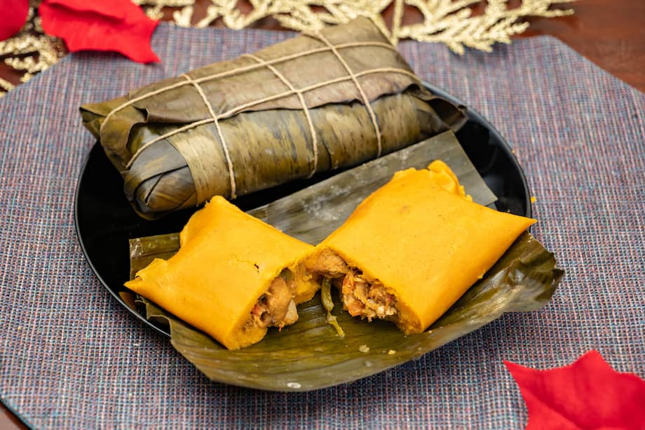 Hallaca, preparación típica de la gastronomía venezolana.