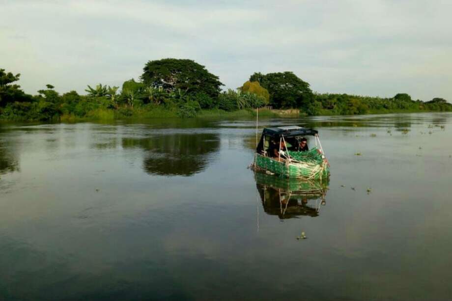 La expedición Navegando El Río Magdalena 2018 se alió con el Festival de Cine Verde de Barichara para documentar la experiencia. / Cortesía Ecodinamics