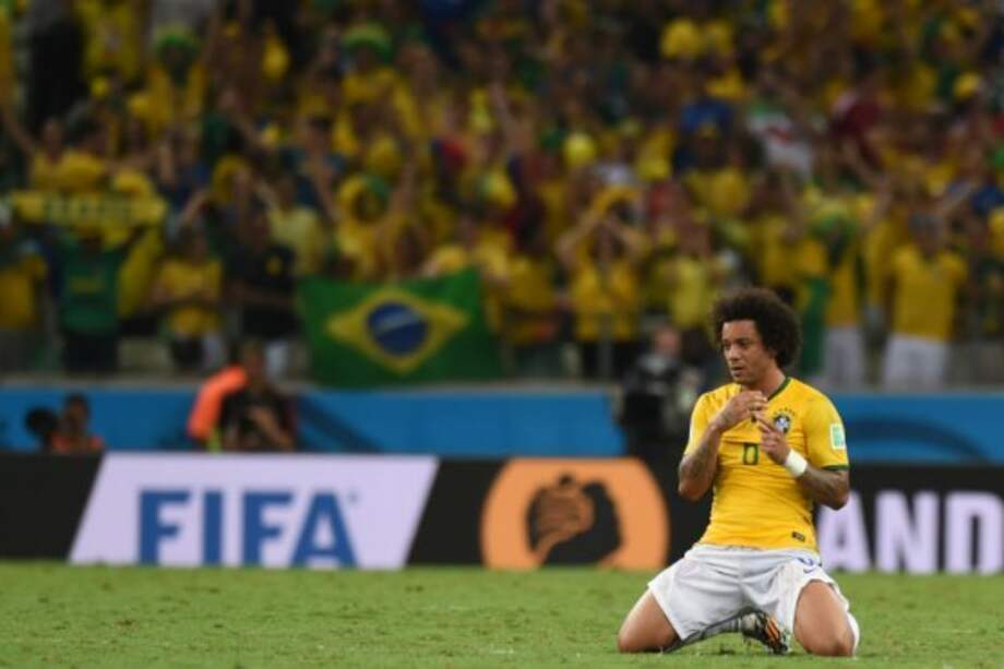 Marcelo de la selección Brasilera. / AFP