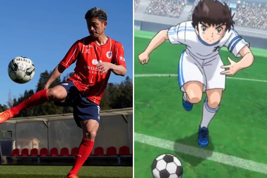 Kazu Miura fue la inspiración para Oliver Atom, el protagonista del famoso anime.