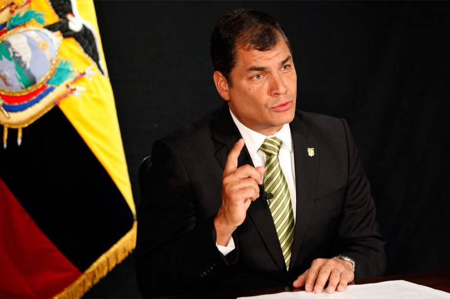 Rafael Correa, presidente de Ecuador. Foto: EFE