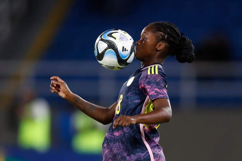Linda Caicedo ingresó en el segundo tiempo del empate entre Colombia y Panamá.
