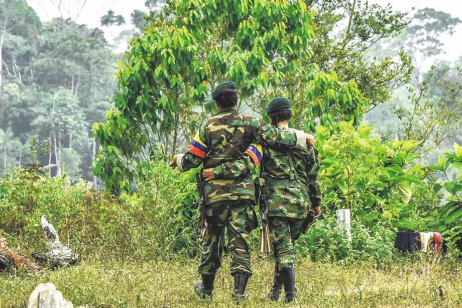 Foto de referencia de las Farc en armas.