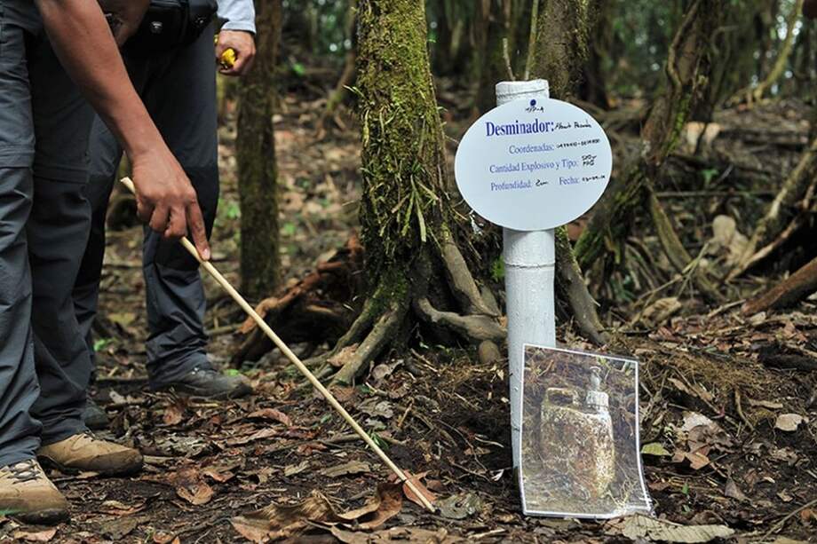 Gracias al desminado hecho por civiles, que empezó a operar en septiembre de 2013 con Halo, ya se han hallado y destruido no menos de 106 minas. / Cristian Garavito