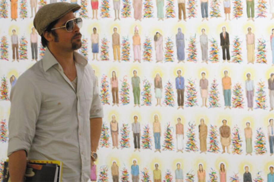 Brad Pitt de paseo por Art basel