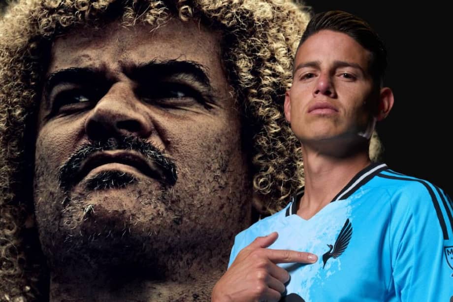 Carlos "El Pibe" Valderrama y James Rodríguez son dos de los más grandes referentes en la historia de la selección de Colombia.