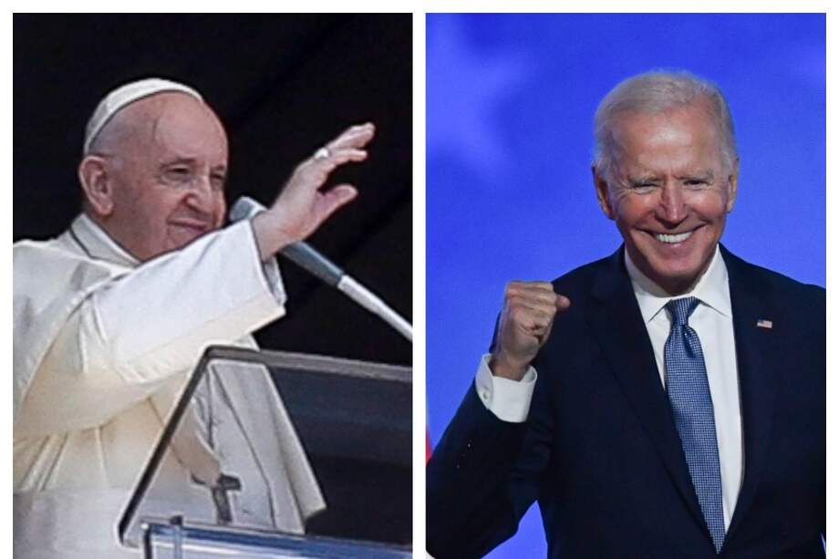 El papa Francisco felicitó a Joe Biden por su triunfo en las elecciones de EE. UU.