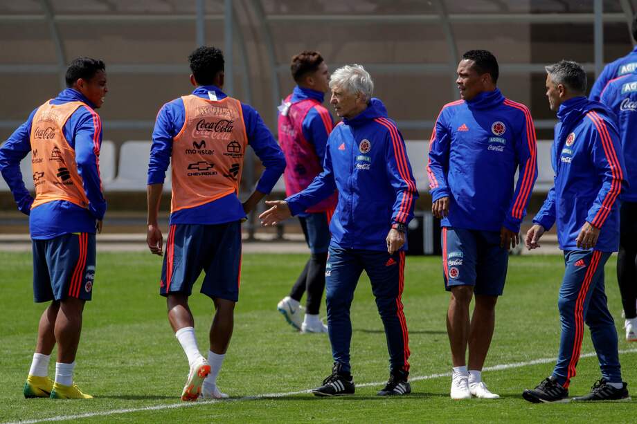 La selección colombiana de fútbol se prepara para su debut en el Mundial de Rusia 2018. / EFE