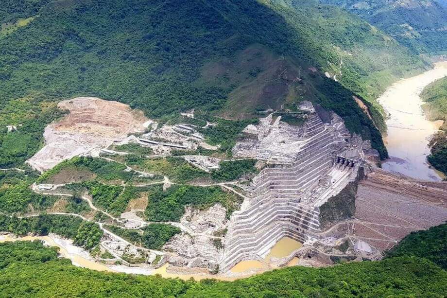 Proyecto hidroeléctrico Ituango. / AFP