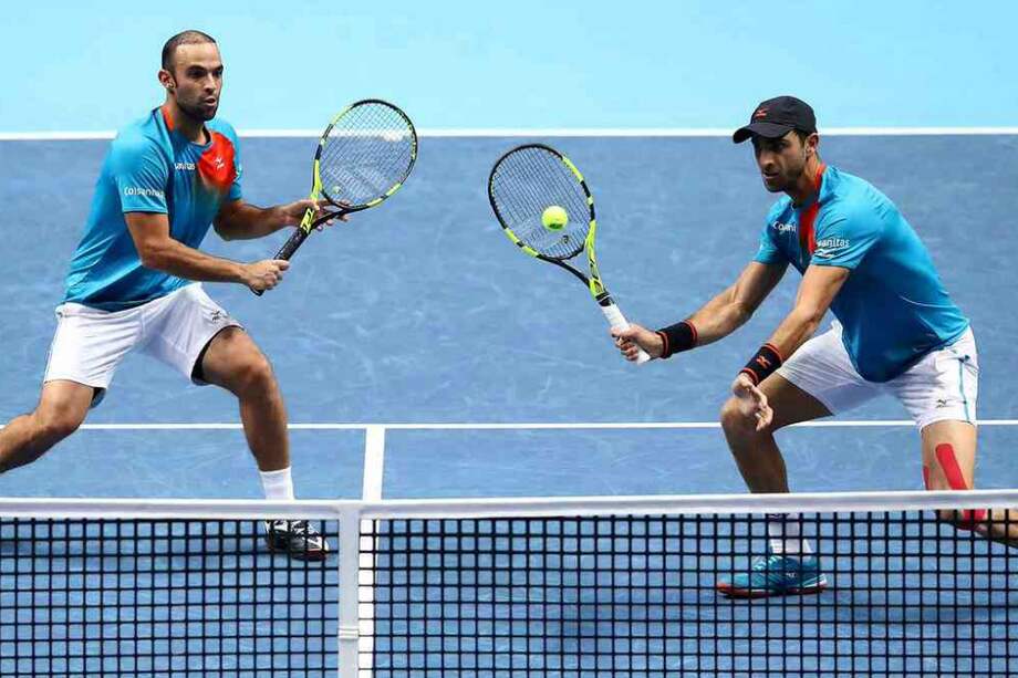 Robert Farah y Juan Sebastián Cabal. / Fedecoltenis