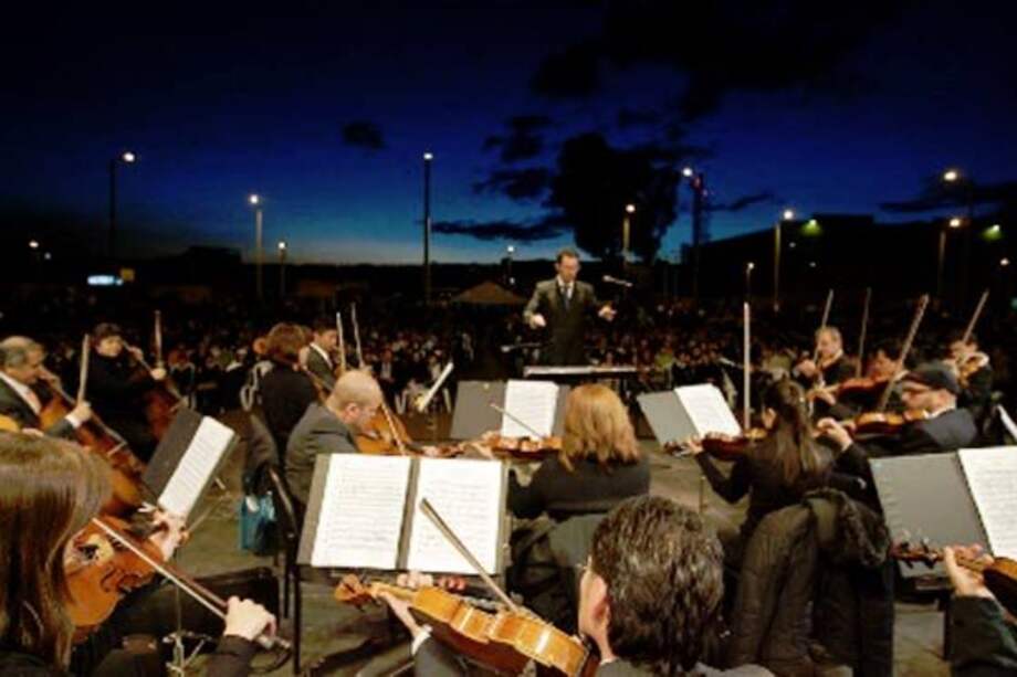 La Orquesta Filarmónica de Bogotá.