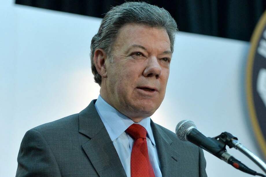 El presidente Juan Manuel Santos.