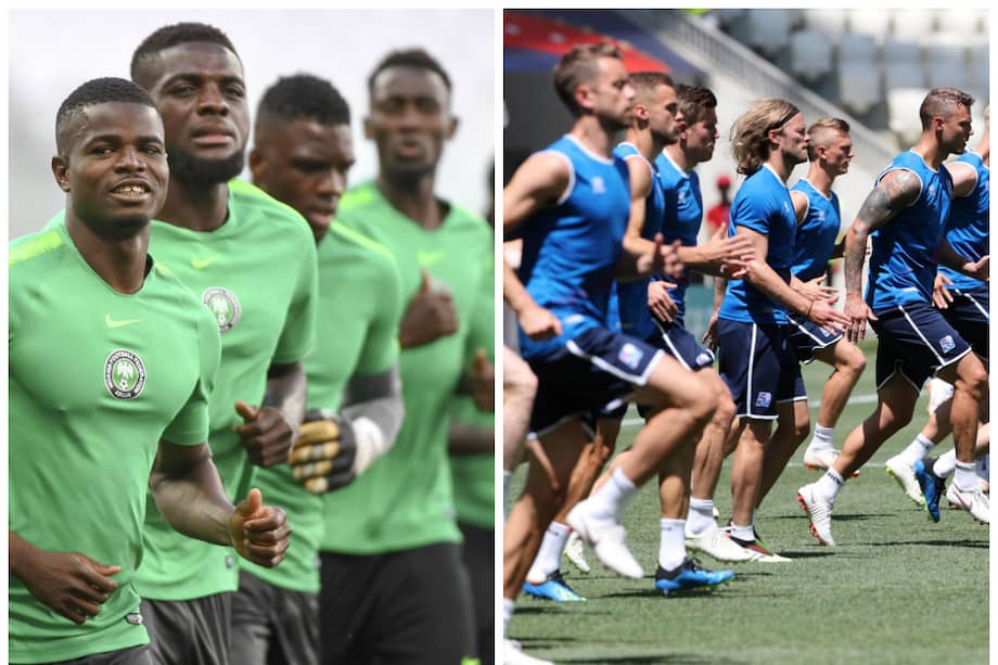 Nigerianos e islandeses llegaron con bajo perfil al Mundial de Rusia y han cumplido una más que digna actuación. / AFP