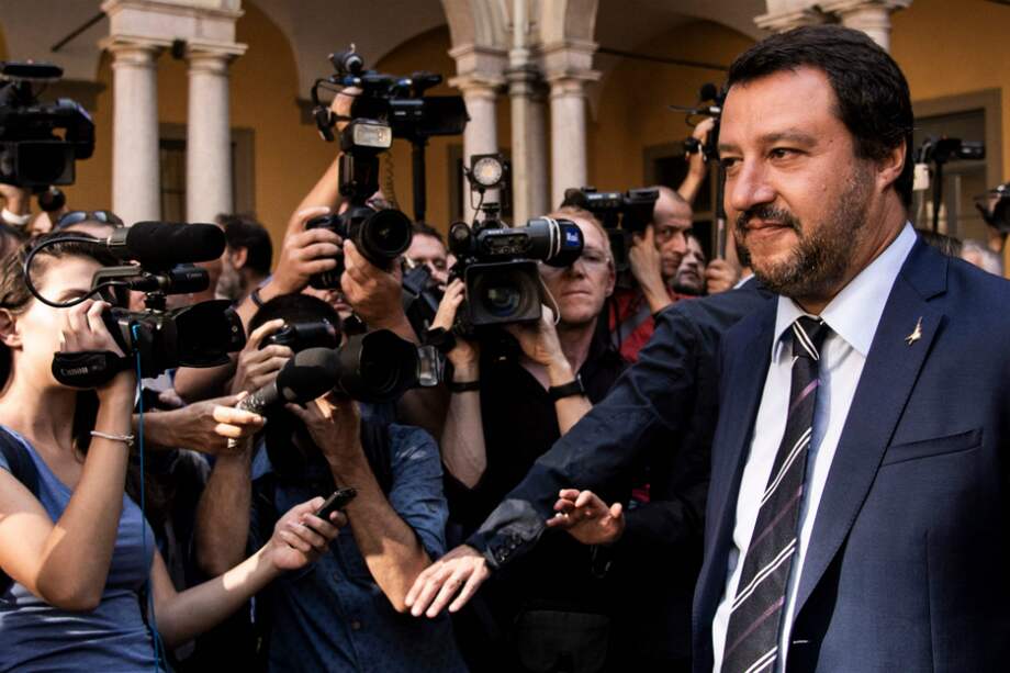 El ministro de interior italiano, Matteo Salvini, se reunió la semana pasada con el primer ministro de Hungría, Viktor Orbán, para conformar un bloque antimigración en Europa. / AFP