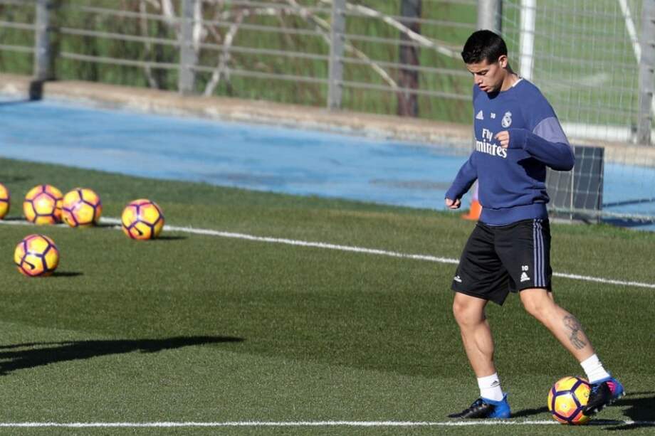 James Rodríguez, mediocampista del Real Madrid. Foto: EFE