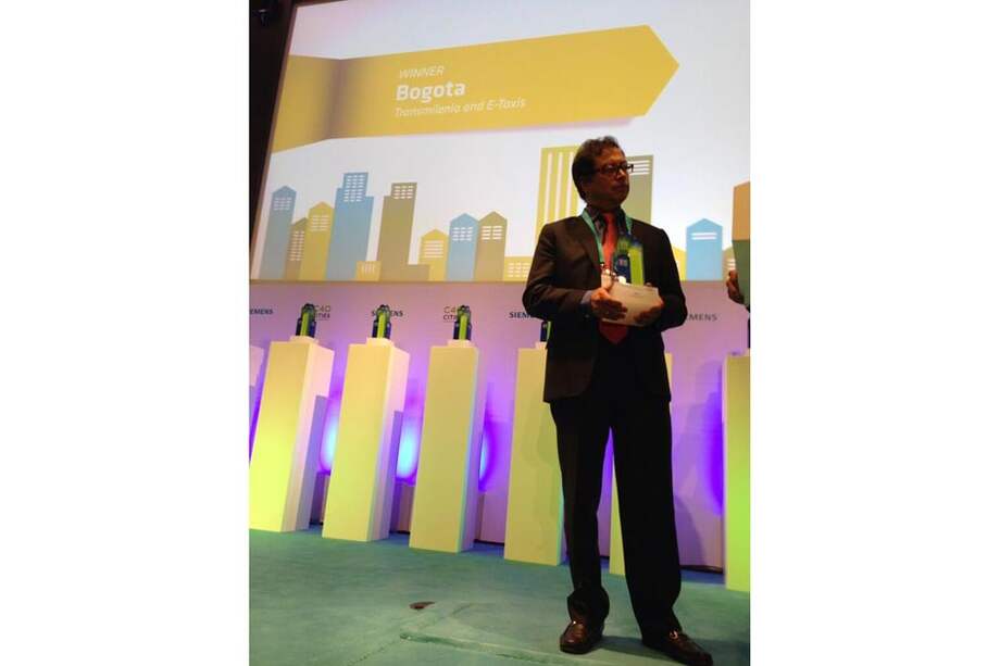Bogotá gana premio mundial de liderazgo en cambio climático