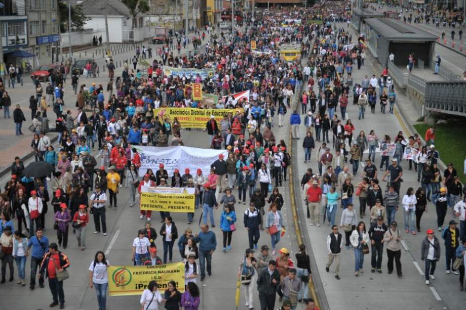 Los maestros llegaron a un acuerdo con el Gobierno el pasado 16 de junio, tras más de 20 días de paro. / Archivo El Espectador