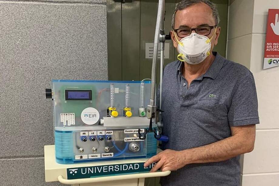 Este prototipo fue fabricado por la Escuela de Ingenieros de Antioquia. Se empezará a producir el 20 de abril. / Alcaldía de Medellín