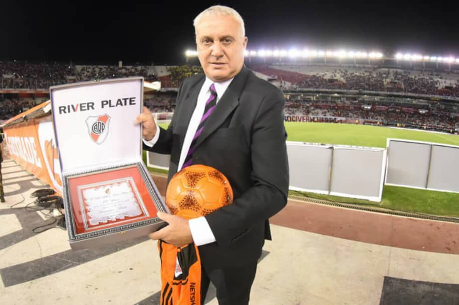 Norberto 'Beto' Alonso, en el estadio Monumental. / Cortesía Prensa CARP