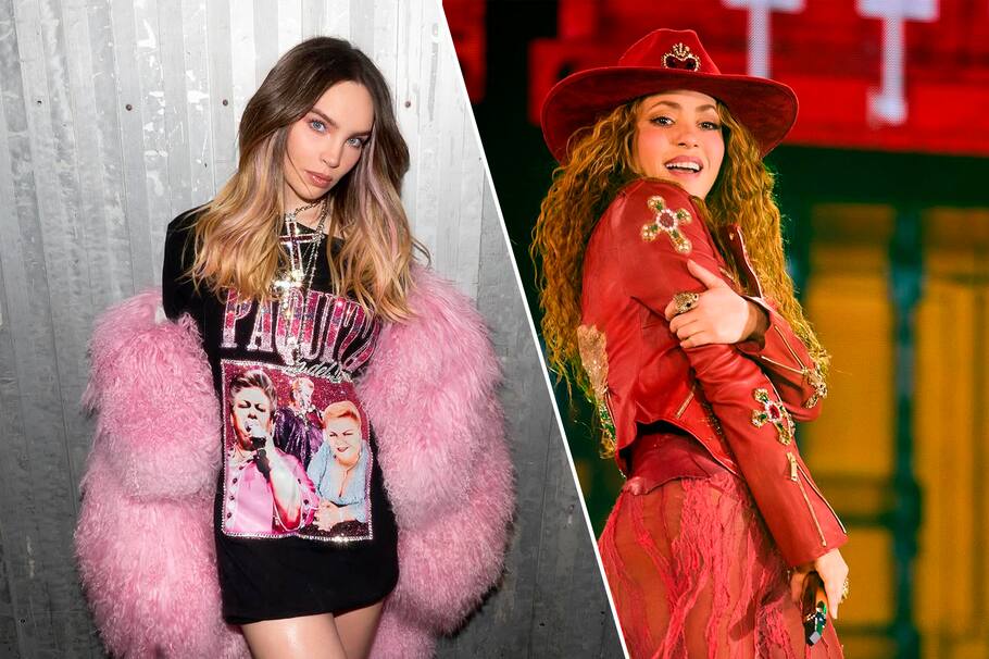 La intérprete de ‘Luz sin gravedad’ acompañó a la barranquillera en su última presentación en Ciudad de México, durante su gira ‘Las mujeres ya no lloran’. Imágenes.