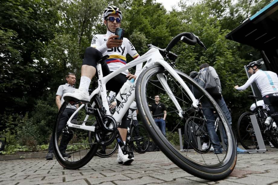 Sergio Luis Henao terminó en la casilla 12 del Tour de Francia del año pasado, el único que ha corrido. / EFE