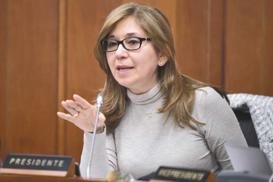 Norma Hurtado (Partido de la U), coordinadora ponente de la reforma pensional y presidenta de la Comisión Séptima del Senado. / Jose Vargas.
