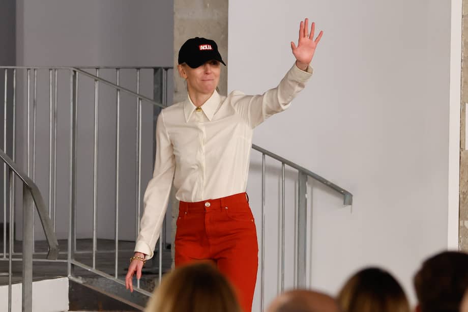 La diseñadora Gabriela Hearst. / EFE/EPA/Mohammed Badra