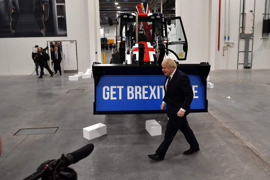 Boris Johnson, actual primer ministro, espera ser uno de los protagonistas de estas elecciones legislativas. / AFP