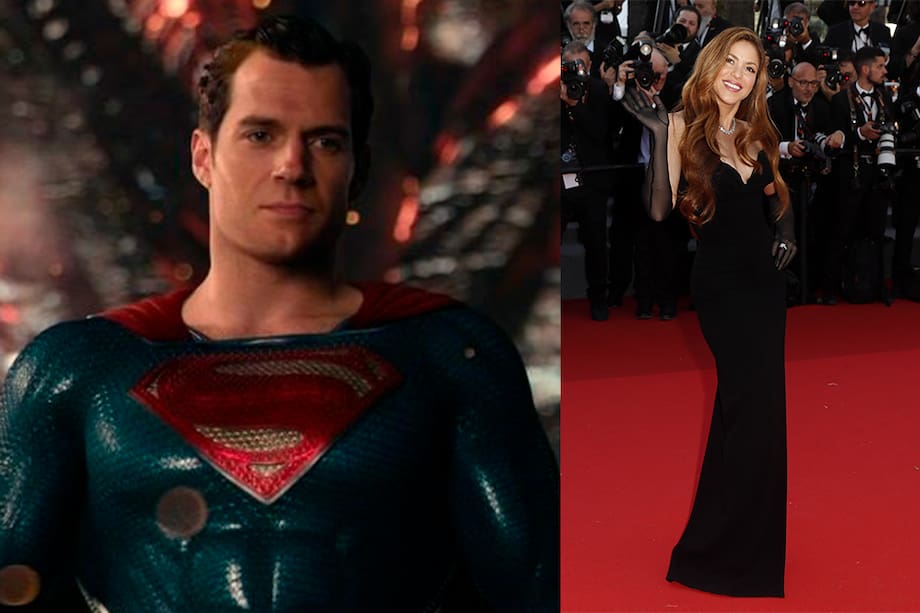Shakira entre dos superhéroes. Henry Cavill y Chris Evans la siguen en Instagram