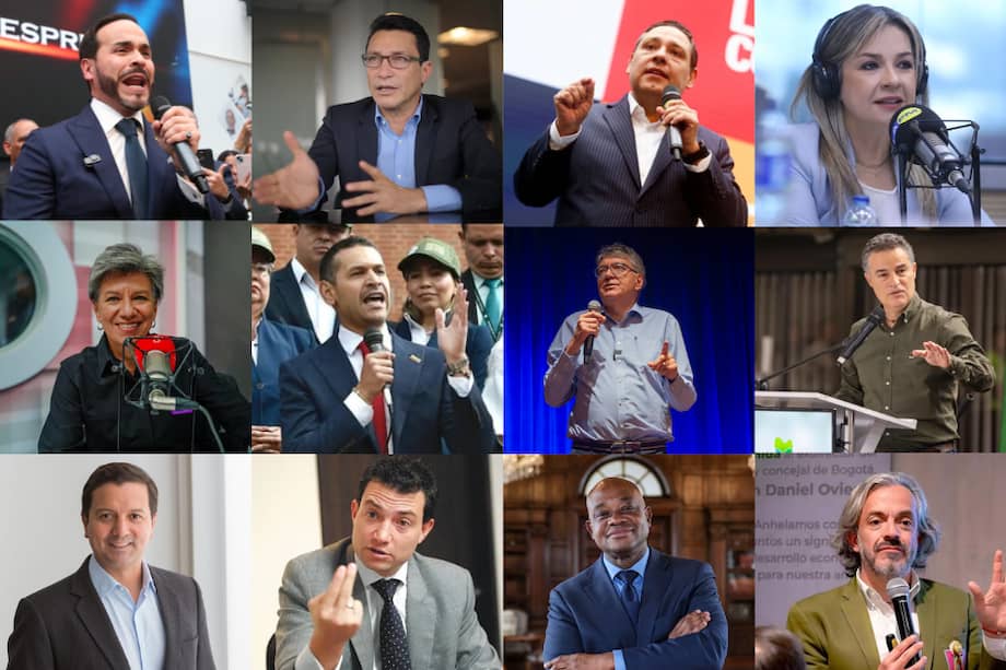 Al rededor de 16 precandidatos presentaron firmas ante la Registraduría Nacional.