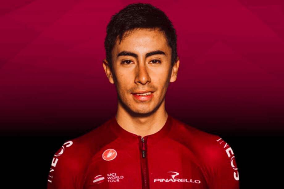 Iván Ramiro Sosa, ciclista colombiano del equipo Ineos. / Ineos