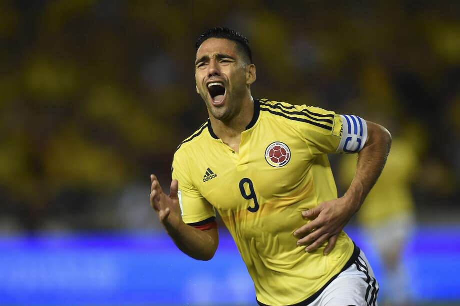 Falcao celebra el gol frente a Paraguay. / AFP