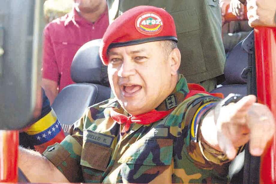 Diosdado Cabello, presidente de la Asamblea Nacional de Venezuela, se ha visto involucrado en acusaciones de narcotráfico. /AFP