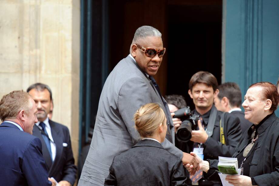 El editor de moda André Leon Talley.