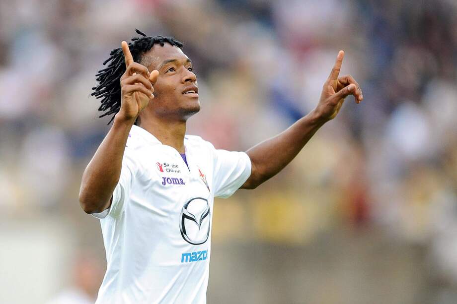 Juan Guillermo Cuadrado, volante de la Fiorentina de Italia. /EFE
