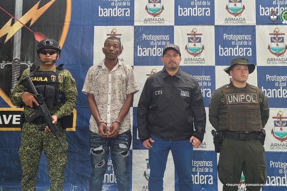 Las autoridades pactaron un lugar para hacer el intercambio de dinero con el fin de capturar a Carlos Andrés Martínez Candelo.