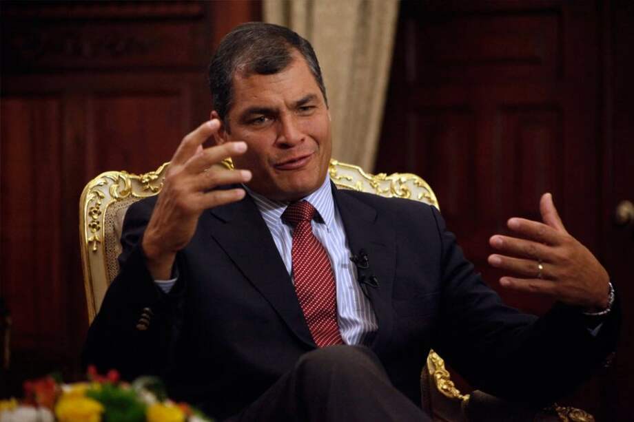 Rafael Correa, presidente de Ecuador. Foto: AFP