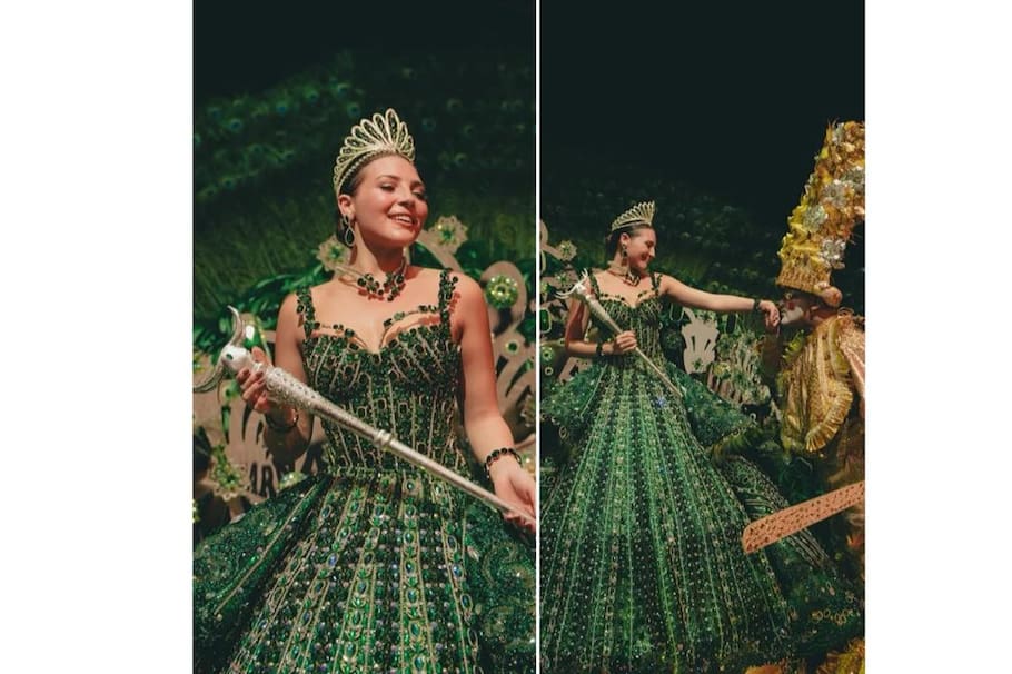 Comenzó el Carnaval de Barranquilla: así fue la coronación de Michelle Char y del rey Momo