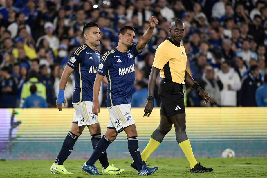 David Mackalister Silva marcó gol que le dio la victoria a Millonarios este viernes.