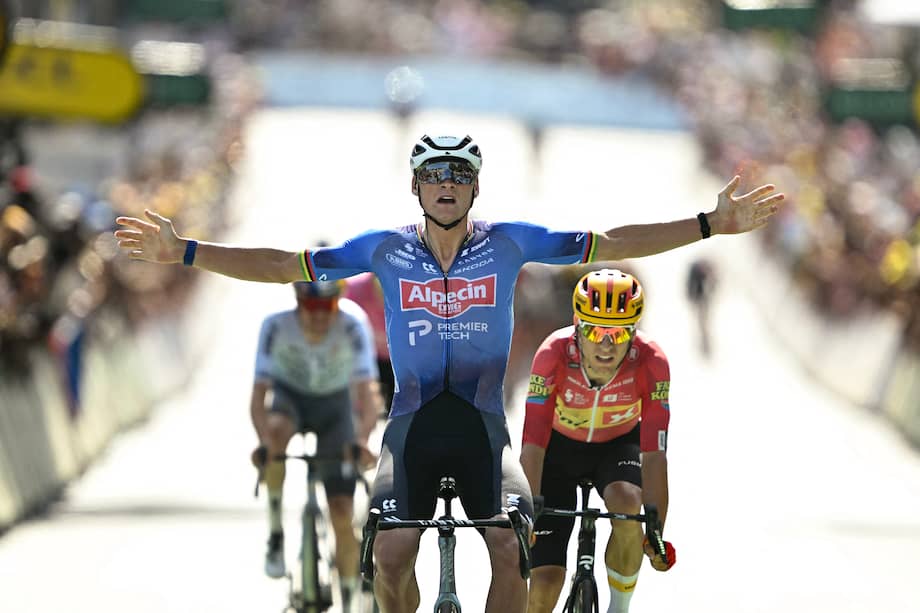 Mathieu van der Poel se impuso en la novena etapa del Tour de Francia 2026.