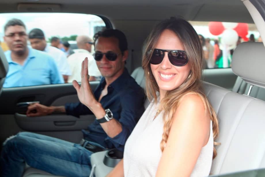 Marc Anthony y Shannon de Lima.